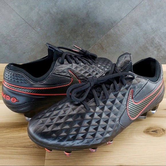 Men’s Nike Soccer Cleats Size 8.5 Tiempo Legend 8 Elite Flyknit ACC FG NEW - Picture 6 of 8